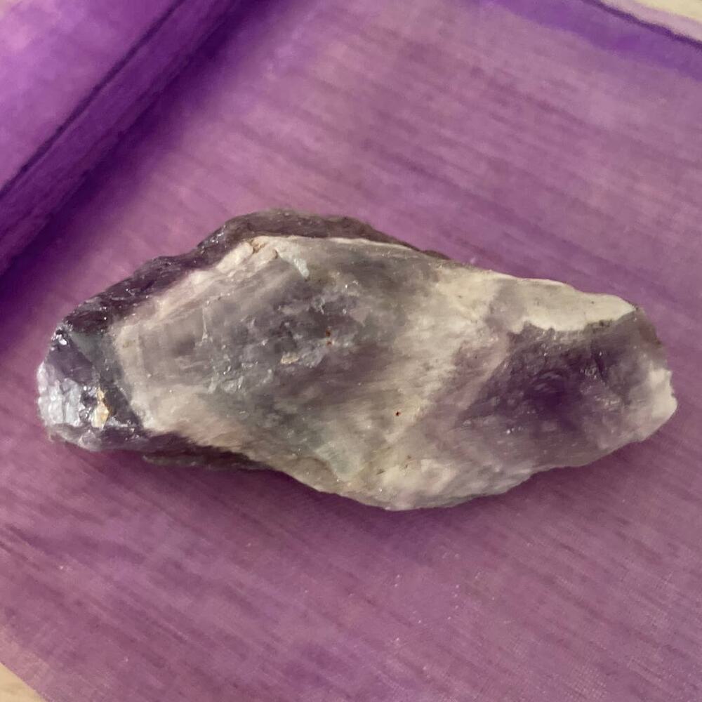 Dream Amethyst Rough Tumble Crystal - #30
